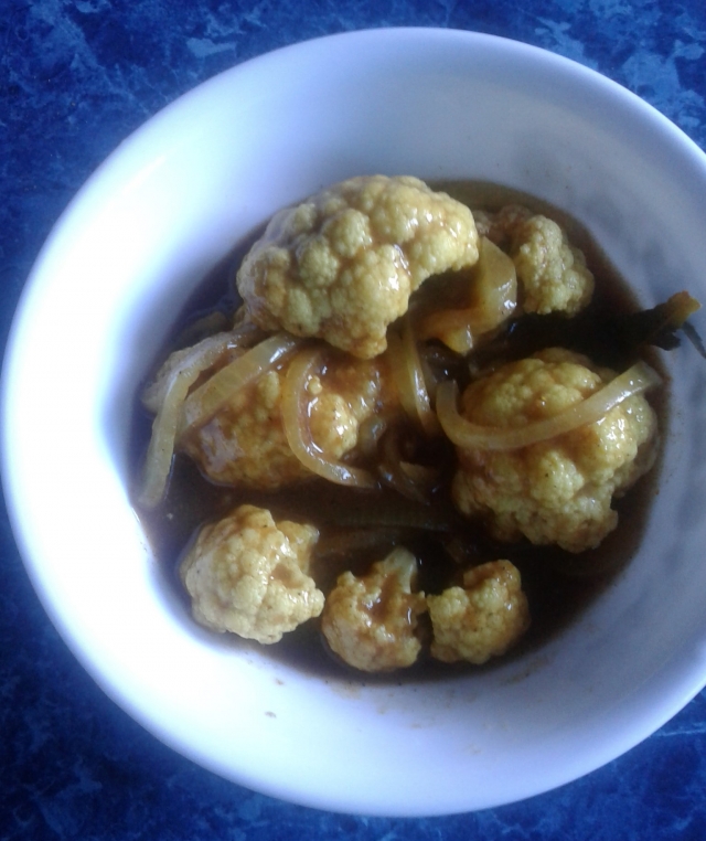 Curry Pickled Cauliflower